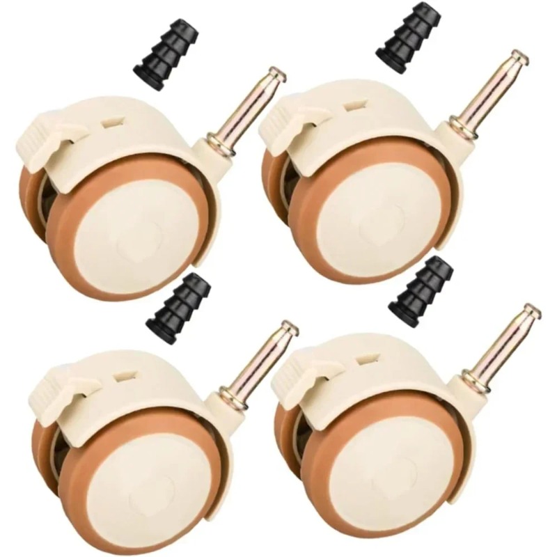 Baby Nursery Trolley - 2/4/6/8Pcs Swivel Caster Cabinet Clamp with