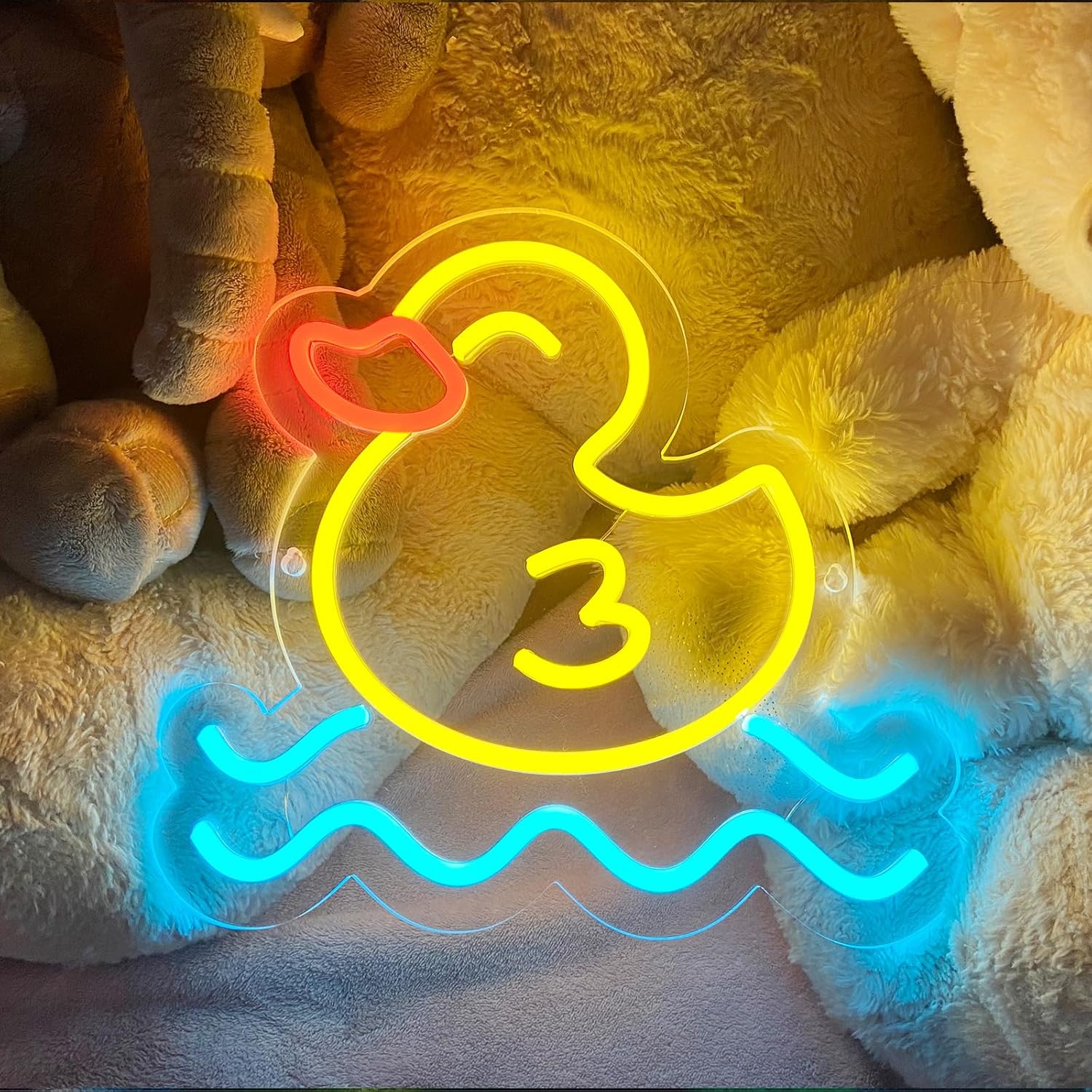 Duck  Neon Sign LED Wall Art U - đánh giá và giá Baby Nursery Wall Lights