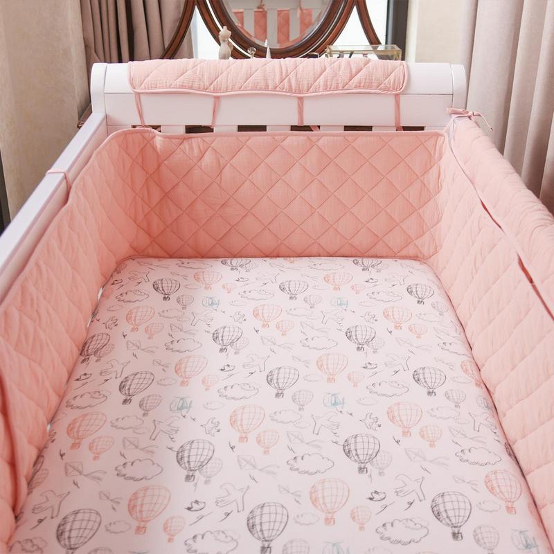 Bumper for Baby Bed Fence Cot  - đánh giá và giá Baby Nursery Decor Girl