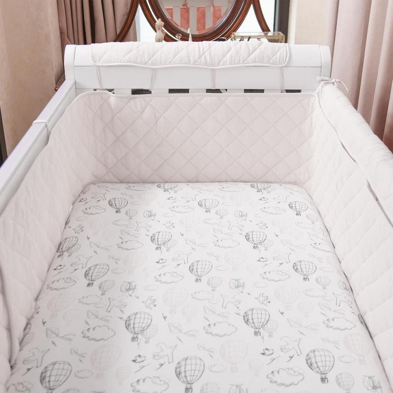 Bumper for Baby Bed Fence Cot  - đánh giá và giá Baby Nursery Decor Girl
